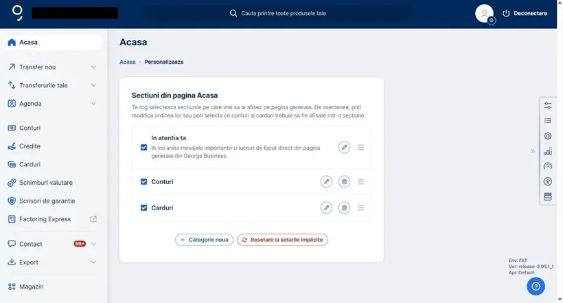 Create your onw individual overveiw section