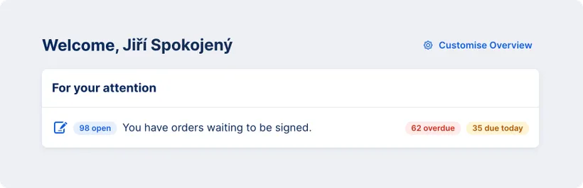 For you attention section