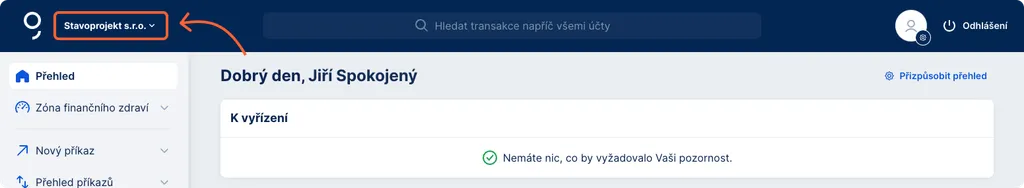 Přepínač pracovních prostorů