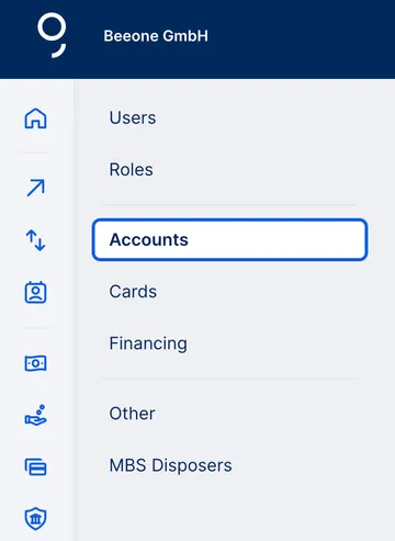 Switch from MBS to EBICS: Product settings