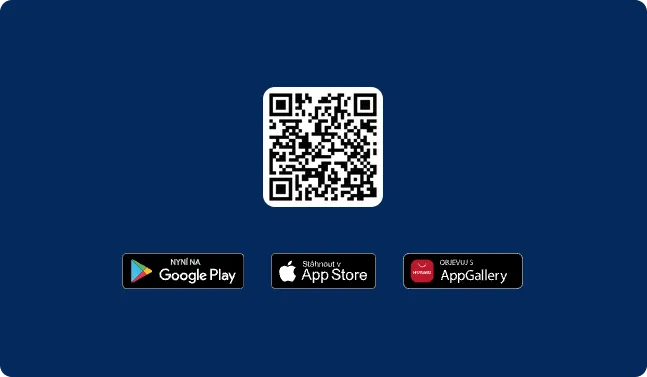 QR kód ke stažení mobliní aplikace George Business