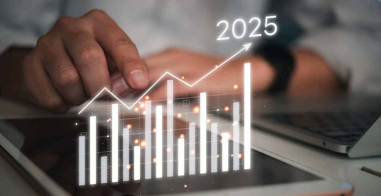 Chart, Hand, Jahreszahl 2025