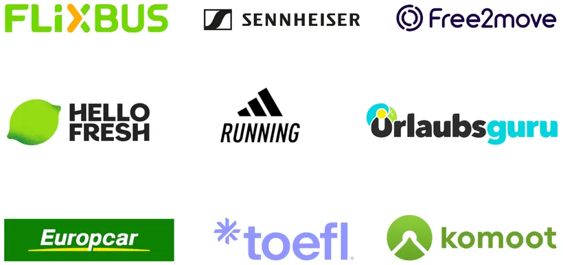 Share Now, Sennheiser, komoot, Flip Lab