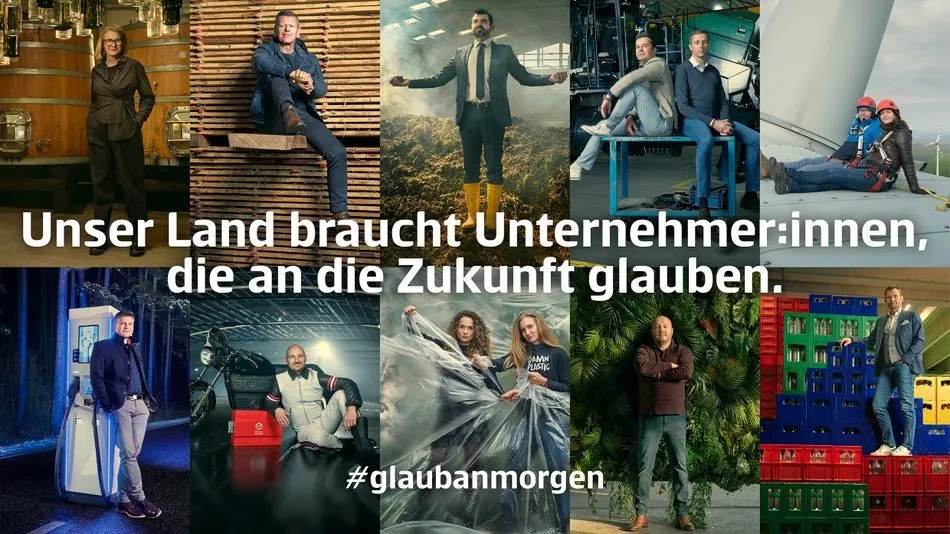 Werbemittel: Unser Land braucht Unternehmer:innen, die an die Zukunft glauben