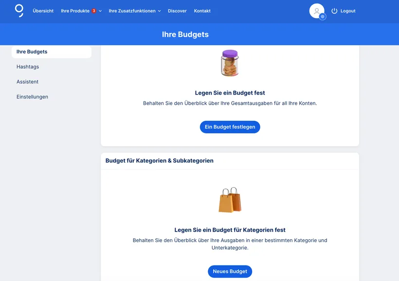 George Web Ihre Budgets noch keine erstellt