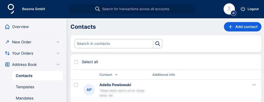 Address Book overview
