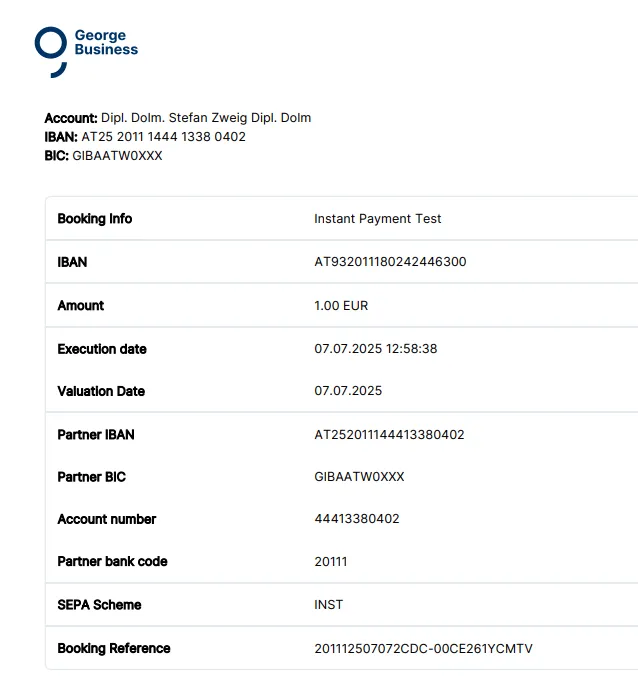 Download transactions details