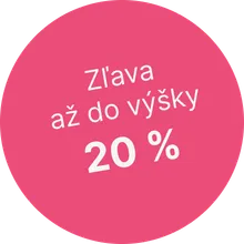 Zľava až do výšky 20 %
