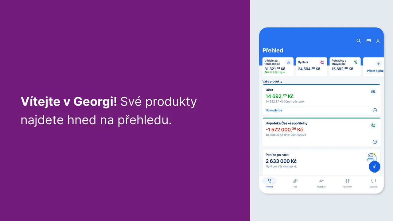 Vítejte v Georgi! Své produkty najdete hned na přehledu.