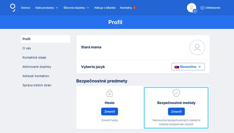 bezpečnostné metódy