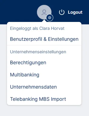 So kommen Sie zur Benutzerverwaltung