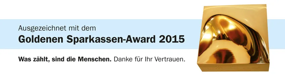 Goldenen Sparkassen-Award 2015