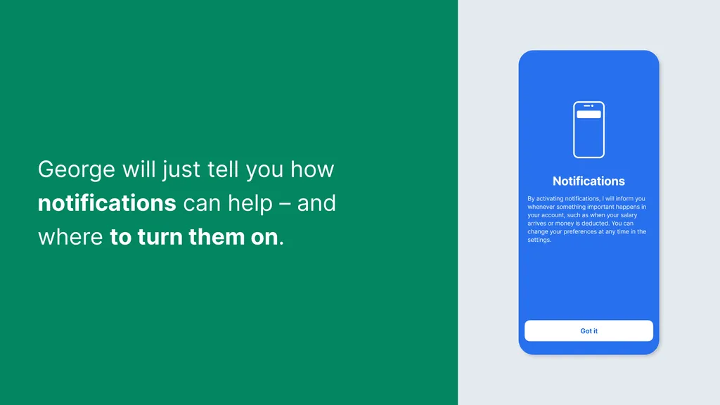 George will just tell you how notifications can help – and where to turn them on.