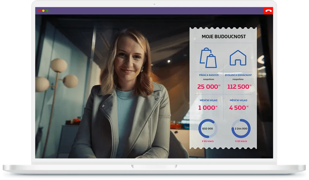 Online schůzka s bankéřem