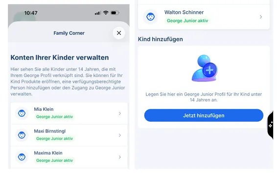 Kinder hinzufügen
