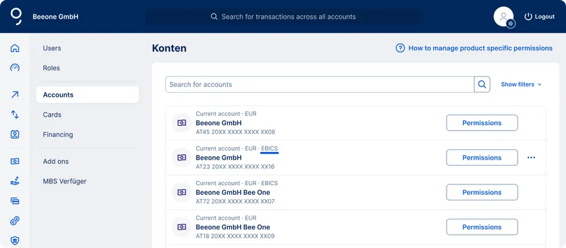 Switch from MBS to EBICS: MBS disposer moved