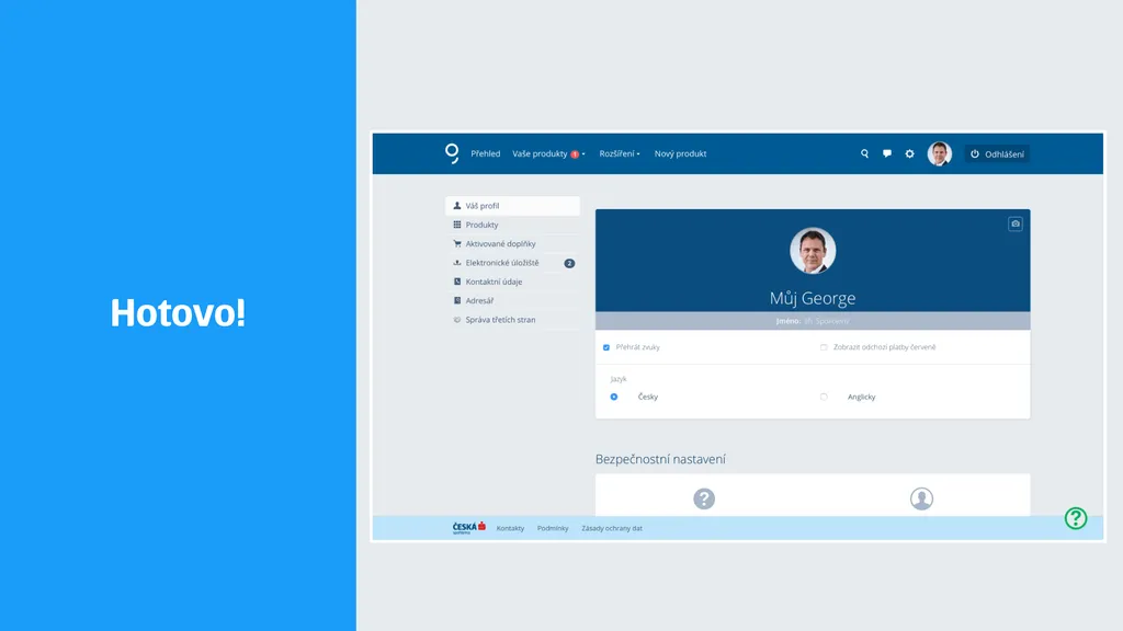 Jak si do George nahrát vlastní foto krok 6