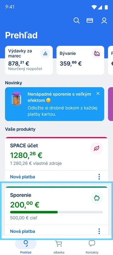 Účet sporenia