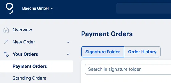 Payment Orders