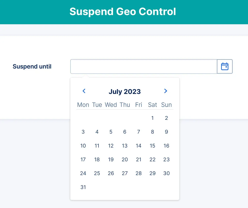 SuspendGeoControl