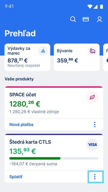 Zobrazenie PIN - tri bodky