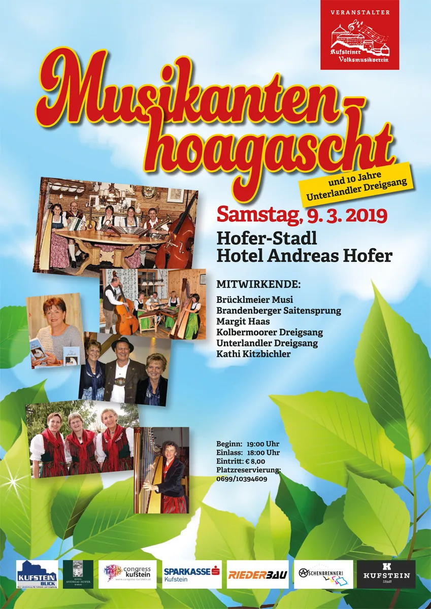 Plakat von Musikantenhoagascht 