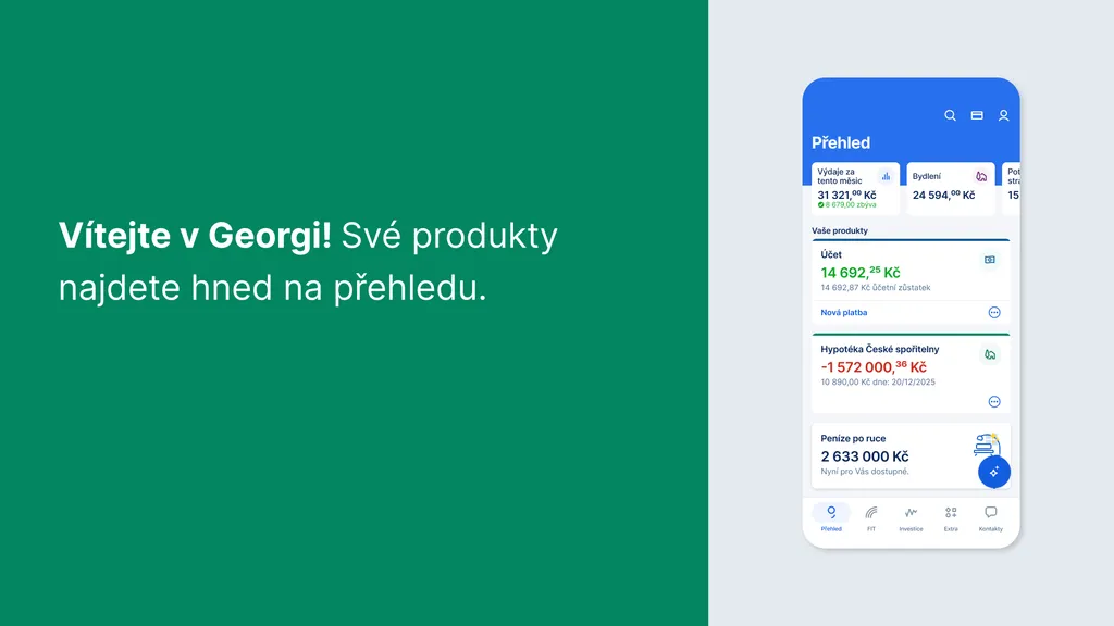 Vítejte v Georgi! Své produkty najdete hned na přehledu.