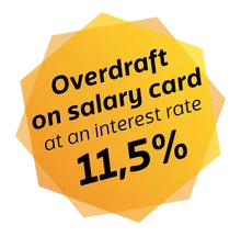 Overdraft on salary card | BCR Chisinau