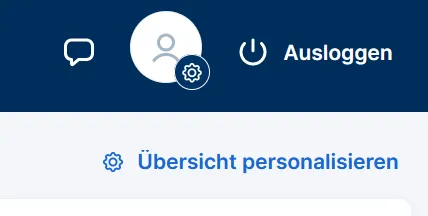 Übersicht personalisieren