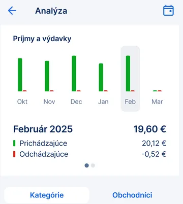Príjmy a výdavky