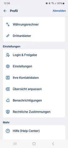 Benachrichtigungen in Ihrem Profil