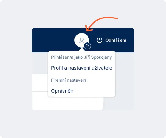 Vstup do detailu profilu