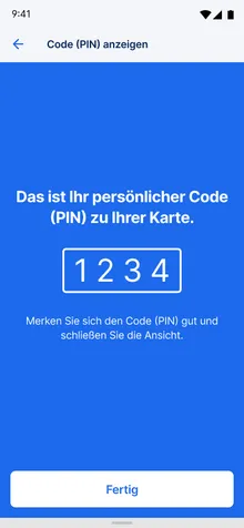 Ihr persönlicher PIN-Code