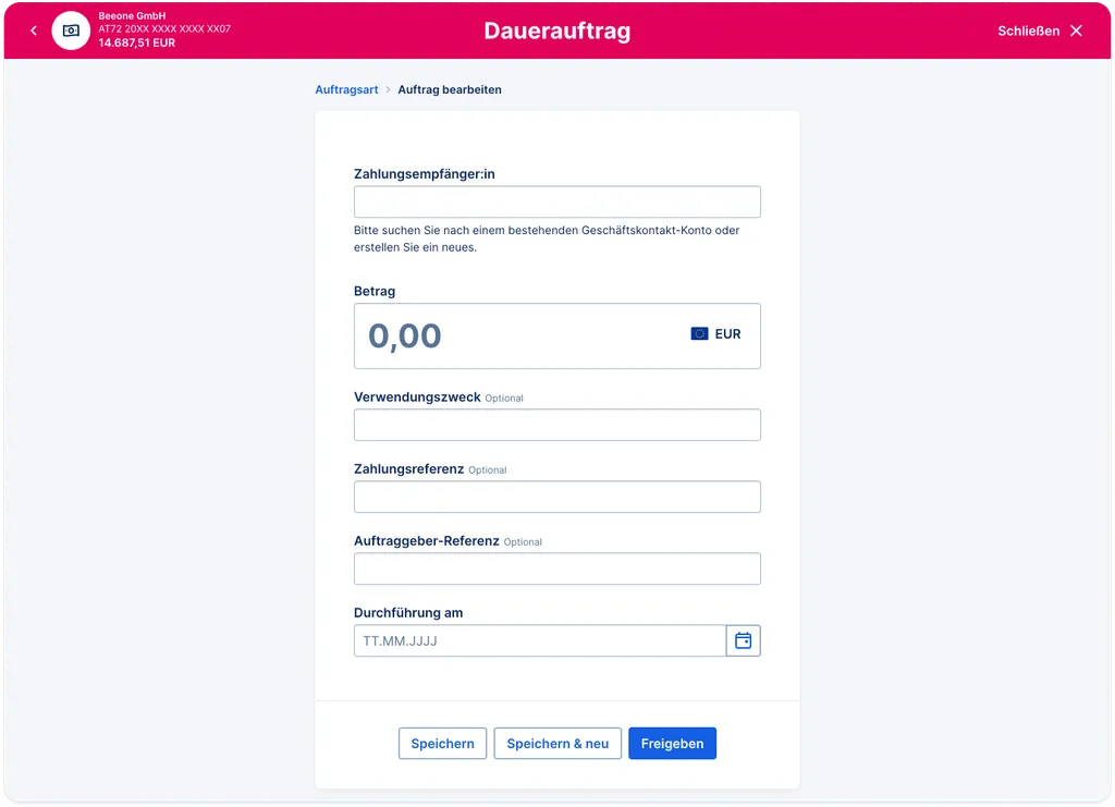 Dauerauftrag
