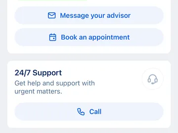 Advisor contact - app