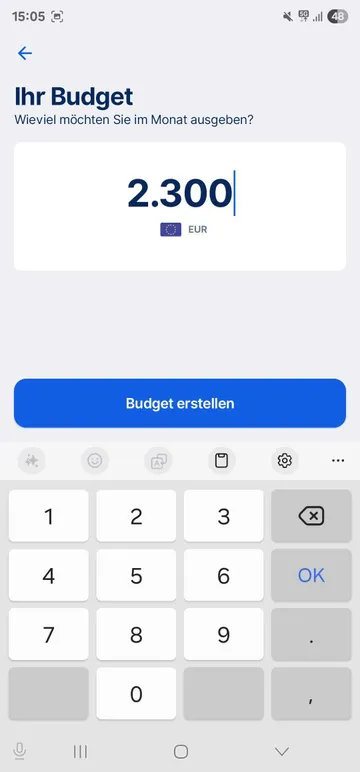 George Fit: Ausgabenbudget erstellen