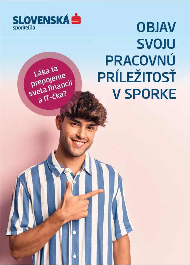 Pracovná príležitosť v Slovenskej sporiteľni