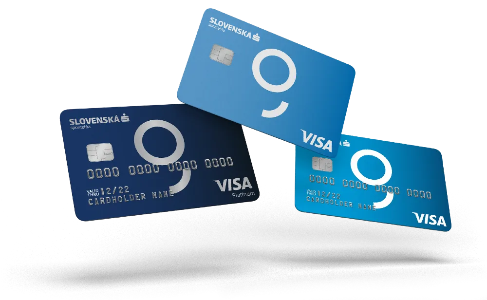 Debit Visa payment cards