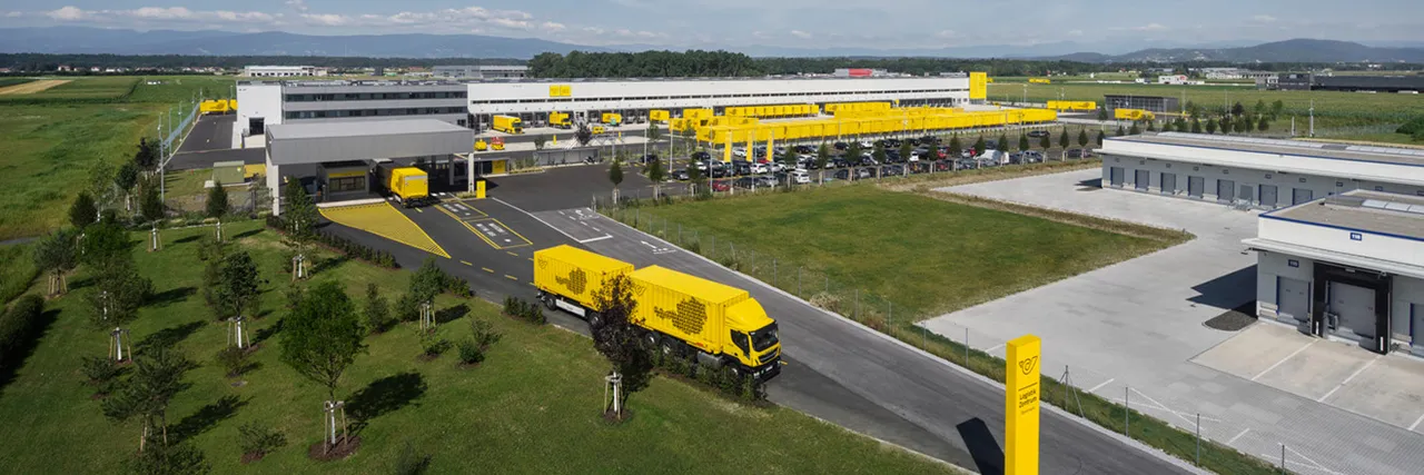 Logistikzentrum der Post in der Steiermark