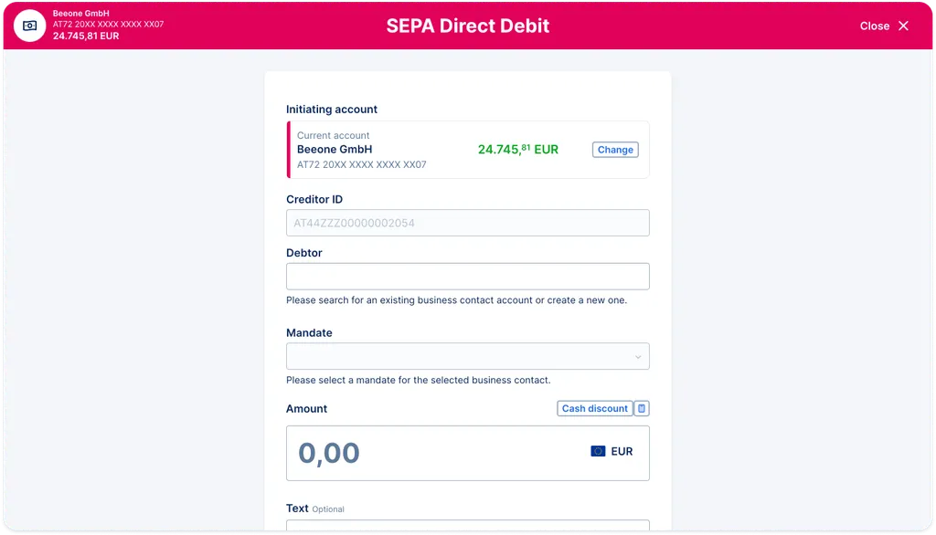 SEPA Direct Debit
