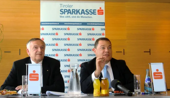 Schuster und Unterdorfer bei der Pressekonferenz