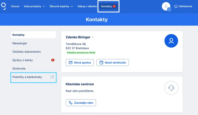 kontaky web