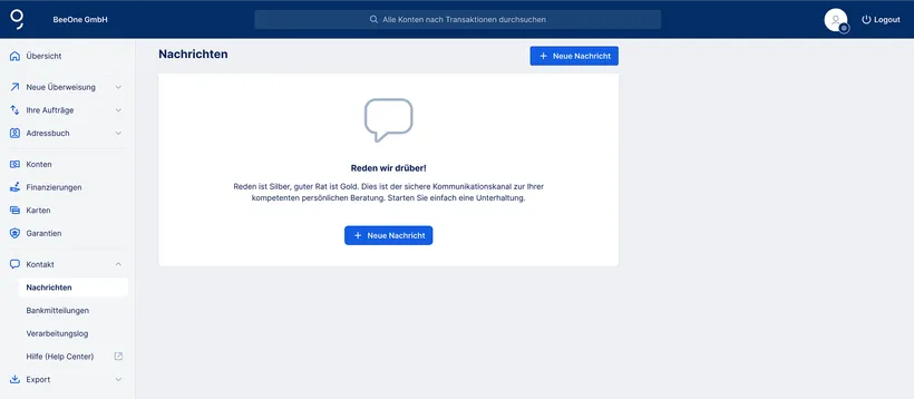 Business Messages: Contact your advisor with George Business
