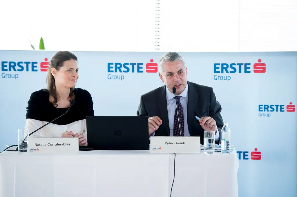 Natalia Corralez-Diez, Peter Bosek ©Erste Group