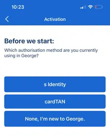 Activate s Identity Step 1