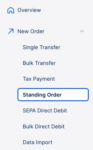 Standing orders in overview
