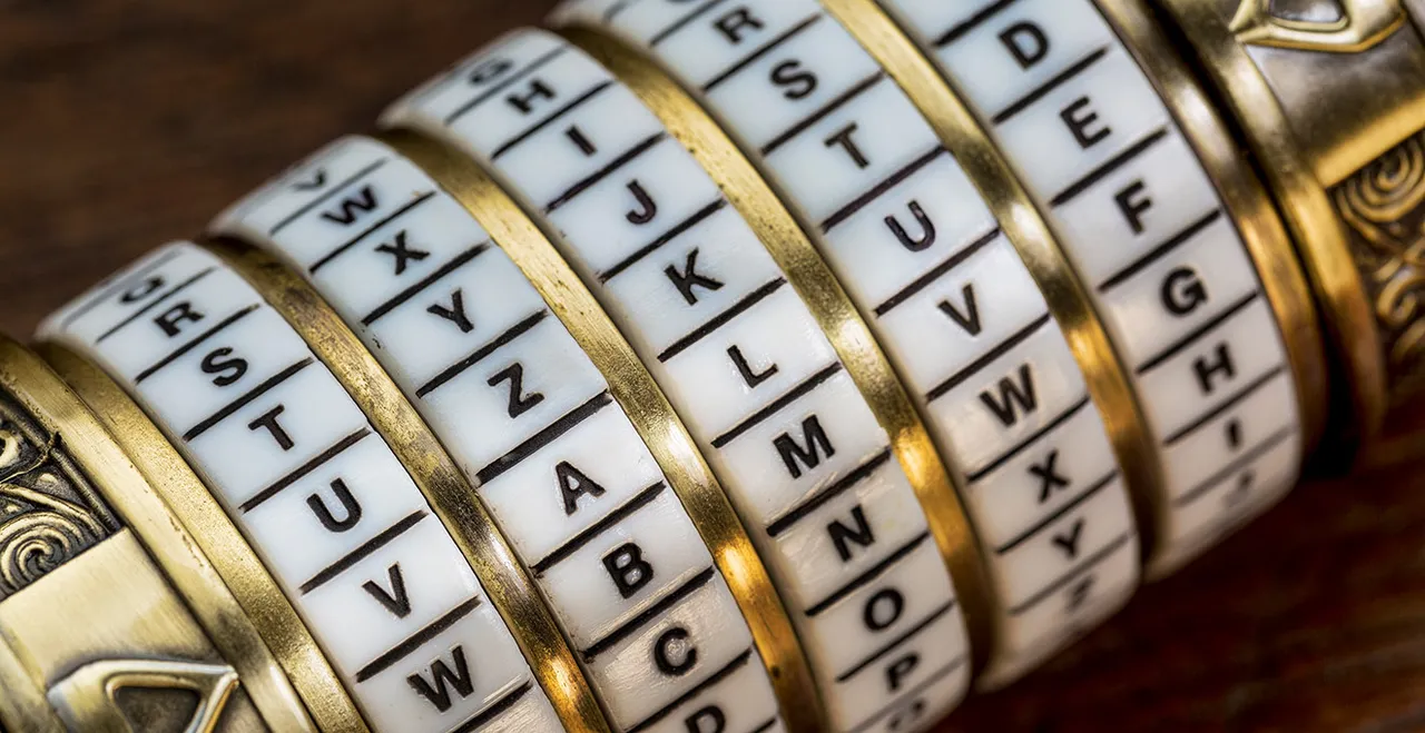 Schriftzug Value umgeben von vielen anderen Buchstaben auf einer Walze