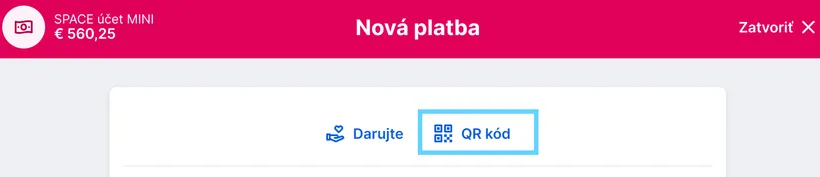 zadanie novej platby web