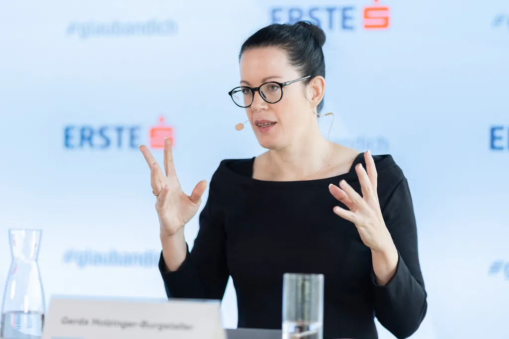 Gerda Holzinger Burgstaller, Vorstandsvorsitzende der Erste Bank.