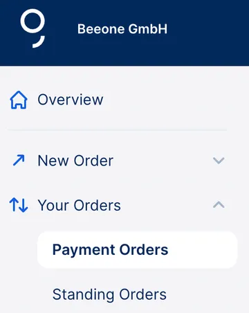 To signature folder from main menu